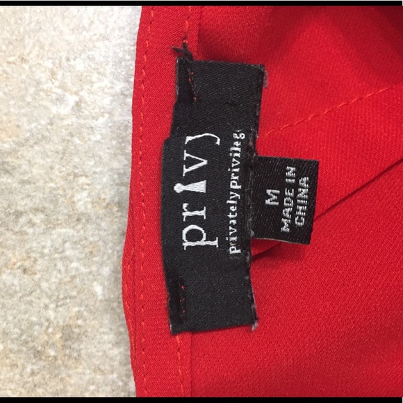 Red Skort with Silver Buckle - Picture 5 of 6